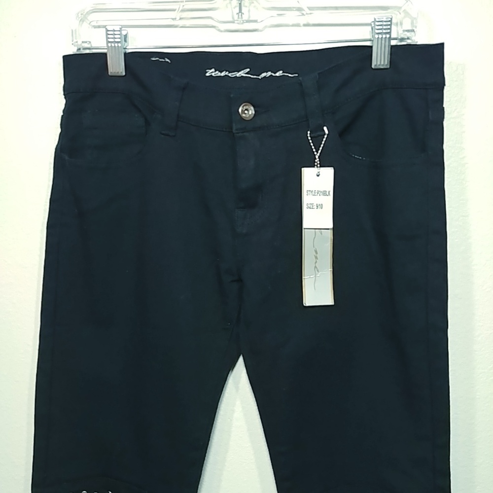 NWT Touch Me Black Skinny Jeans size 9/10